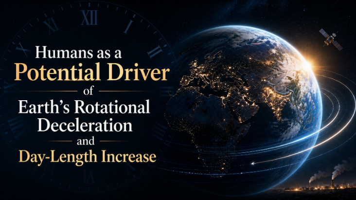Humans as a Potential Driver of Earth’s Rotational Deceleration and Day-Length Increase